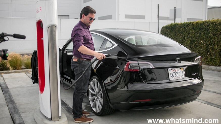 How long does it take to charge a Tesla model 3?